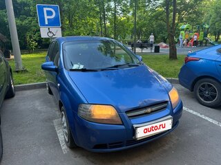 2007 Chevrolet Aveo I, синий, 265000 рублей, вид 1