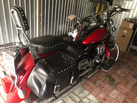 2008 Yamaha XVS1100, красный, 580000 рублей, вид 3