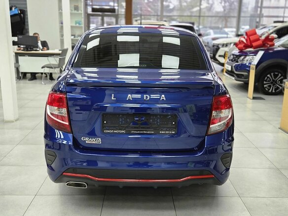 2025 Lada (ВАЗ) Granta Drive Active/Sportline Sportline I Рестайлинг, синий, 1389000 рублей - вид 4