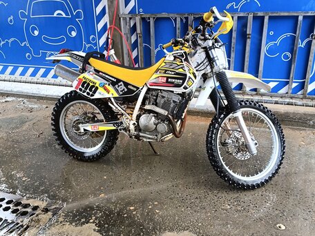 1996 Suzuki DR 250, жёлтый, 230000 рублей, вид 5