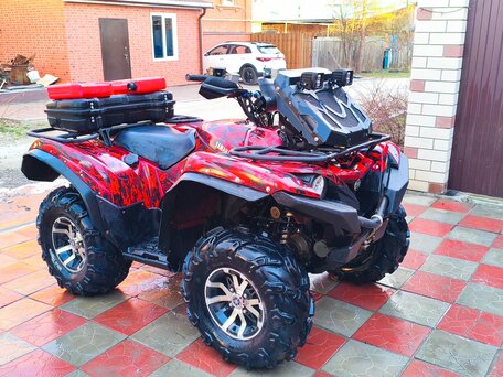 2016 Yamaha Grizzly 700, красный, 1000000 рублей, вид 3