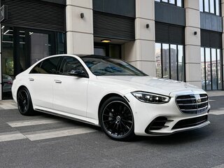 2023 Mercedes-Benz S-Класс 580 e Long 4MATIC VII (W223), белый, 14990000 рублей, вид 4