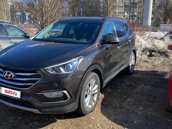 2016 Hyundai Santa Fe III Рестайлинг, коричневый, 2140000 рублей