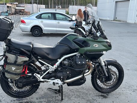 2010 Moto Guzzi NTX 1200, зелёный, 600000 рублей, вид 2