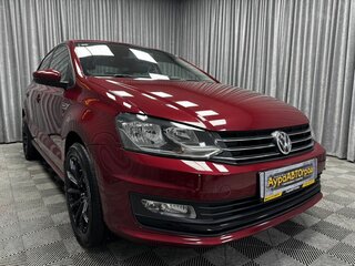 2019 Volkswagen Polo V Рестайлинг, красный, 1184000 рублей, вид 3