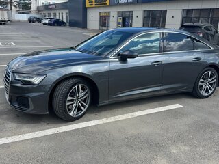 2021 Audi A6 45 TFSI V (C8), серый, 4650000 рублей, вид 4