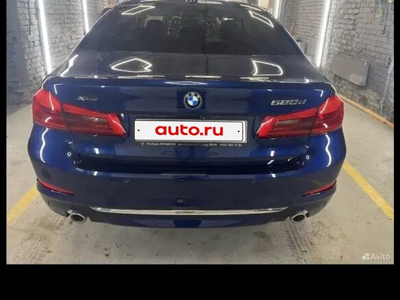 2019 BMW 5 серии 520d xDrive VII (G30/G31/G38), синий, 3300000 рублей - вид 1