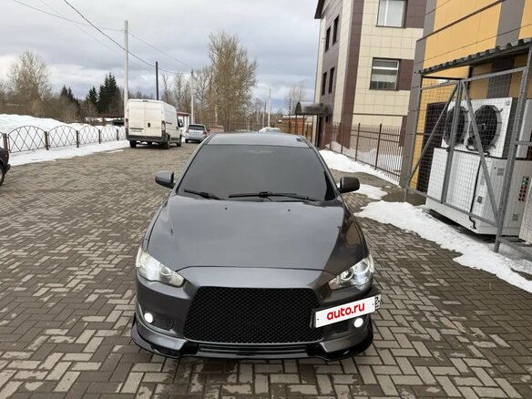 2007 Mitsubishi Lancer X, серый, 660000 рублей - вид 2