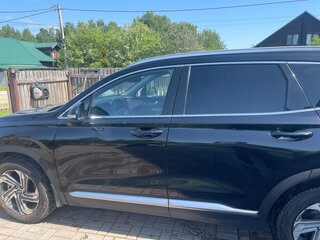 2021 Hyundai Santa Fe IV Рестайлинг, чёрный, 3050000 рублей, вид 4