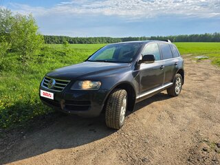 2005 Volkswagen Touareg I, чёрный, 900000 рублей, вид 1