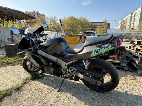 1996 Kawasaki ZX-6R Ninja, серый, 300000 рублей, вид 3