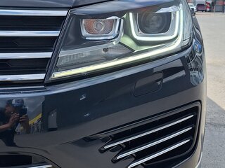 2016 Volkswagen Touareg II Рестайлинг, синий, 3600000 рублей, вид 3