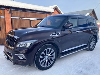 2015 Infiniti QX80 I Рестайлинг, красный, 3300000 рублей, вид 2