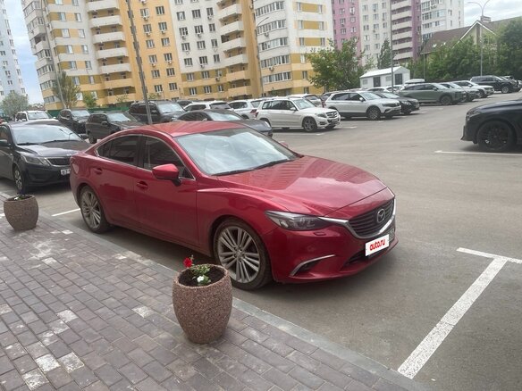 2017 Mazda 6 III (GJ) Рестайлинг, красный, 2000000 рублей - вид 1