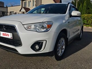 2014 Mitsubishi ASX I Рестайлинг, белый, 1400000 рублей, вид 3