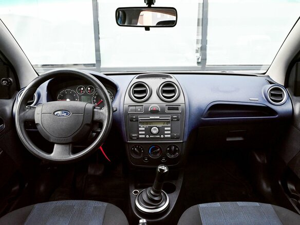 2007 Ford Fiesta Mk5, синий - вид 15