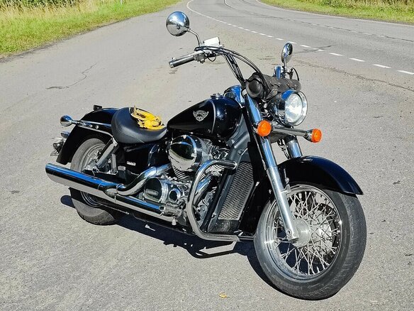 2005 Honda Shadow 750, чёрный, 450000 рублей