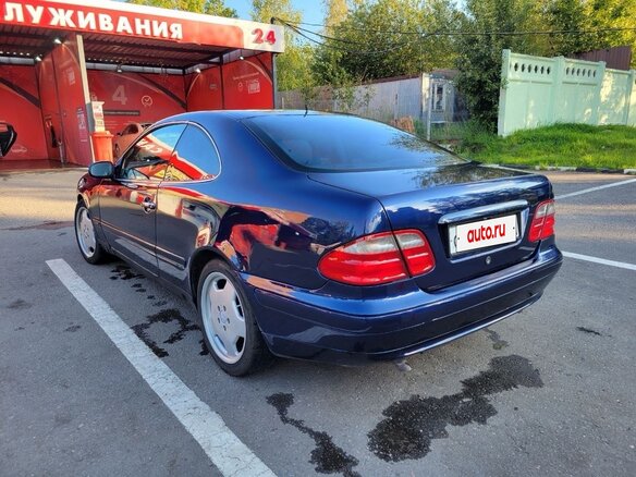1997 Mercedes-Benz CLK-Класс 200 I (W208), синий, 475000 рублей - вид 1