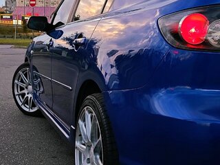 2007 Mazda 3 I (BK) Рестайлинг, синий, 648000 рублей, вид 3