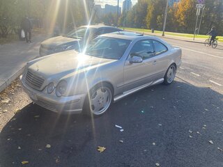 2000 Mercedes-Benz CLK-Класс 430 I (W208) Рестайлинг, серебристый, 1150000 рублей, вид 4