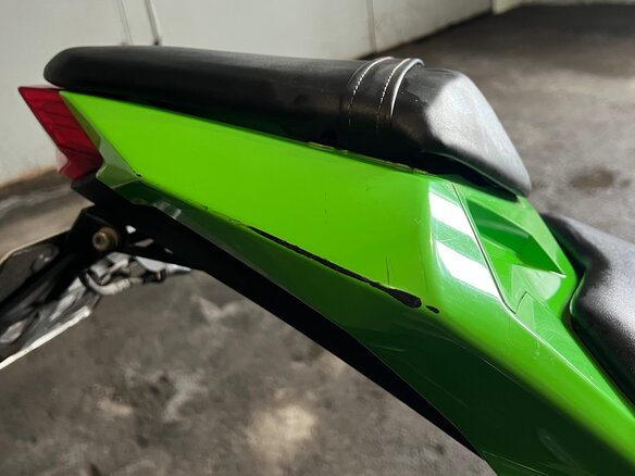 2012 Kawasaki Ninja 300, зелёный, 360000 рублей - вид 6