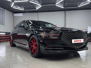 2020 Genesis G90 I Рестайлинг, чёрный, 4900000 рублей, вид 4