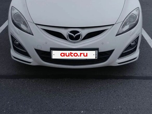 2010 Mazda 6 II (GH) Рестайлинг, белый, 1200000 рублей - вид 1