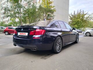 2014 BMW 5 серии M550d xDrive VI (F10/F11/F07) Рестайлинг, синий, 4950000 рублей, вид 4