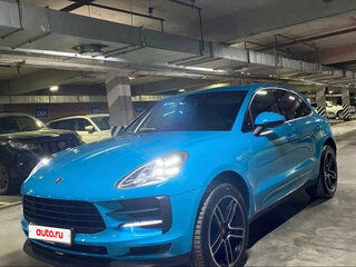 2019 Porsche Macan I Рестайлинг, голубой, 4700000 рублей, вид 4