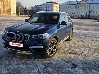 2021 BMW X3 30i xDrive III (G01), синий, 3500000 рублей, вид 2