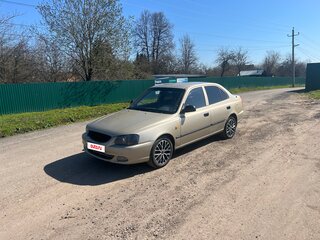 2006 Hyundai Accent ТагАЗ II, бежевый, 205000 рублей, вид 1