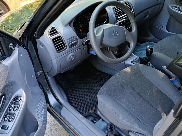 2008 Hyundai Accent ТагАЗ II, серый, 500000 рублей - вид 5