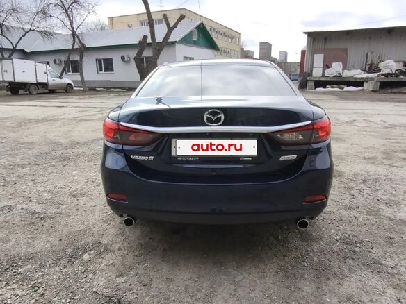 2017 Mazda 6 III (GJ) Рестайлинг, синий, 1880000 рублей - вид 7