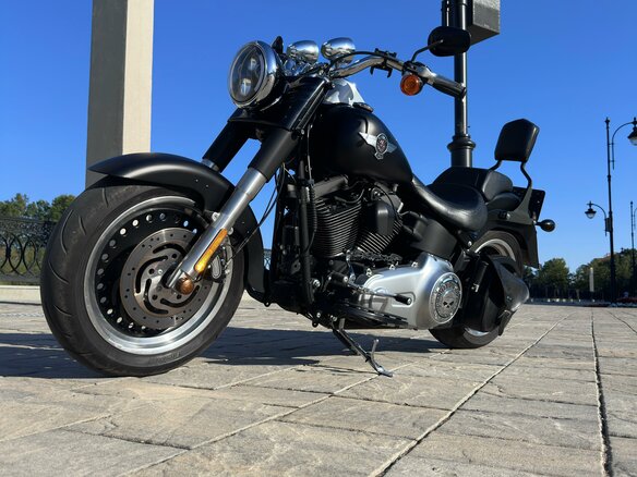2014 Harley-Davidson Fat Boy, чёрный, 1350000 рублей - вид 29