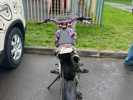 2017 Kayo Basic TT125, фиолетовый, 65000 рублей, вид 4