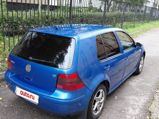2002 Volkswagen Golf IV, синий, 380000 рублей, вид 5
