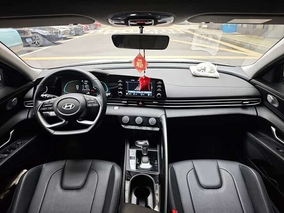 2023 Hyundai Elantra N Line VII (CN7) Рестайлинг, белый, 1649000 рублей - вид 8
