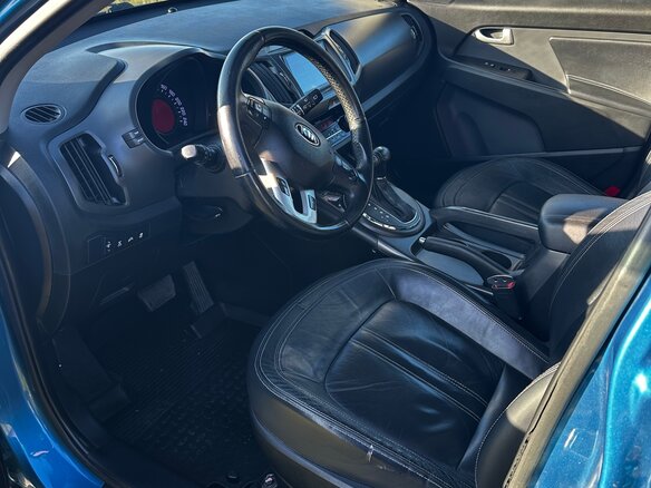2013 Kia Sportage III, голубой, 1550000 рублей - вид 7