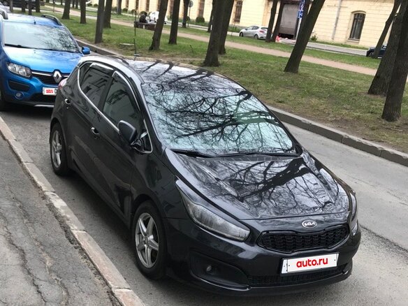 2016 Kia Ceed II Рестайлинг, чёрный, 895000 рублей