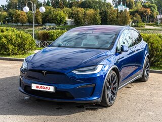 2023 Tesla Model X Plaid I Рестайлинг, синий, 11600000 рублей, вид 3
