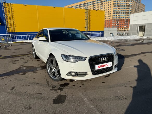 2012 Audi A6 IV (C7), белый, 930000 рублей - вид 3