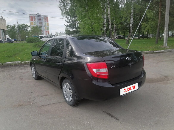 2017 Lada (ВАЗ) Granta I, чёрный - вид 7