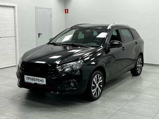 2019 Lada (ВАЗ) Vesta SW I, чёрный, 950000 рублей, вид 1