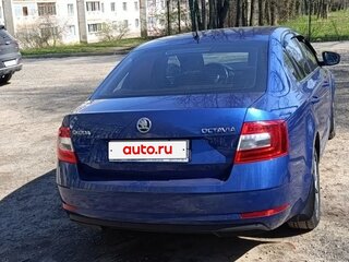 2018 Skoda Octavia III (A7) Рестайлинг, синий, 1770000 рублей, вид 4