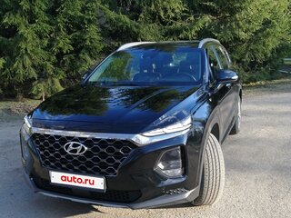2019 Hyundai Santa Fe IV, чёрный, 2547144 рублей, вид 1