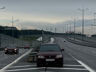 2006 Kia Spectra I Рестайлинг 2, красный, 100000 рублей, вид 1