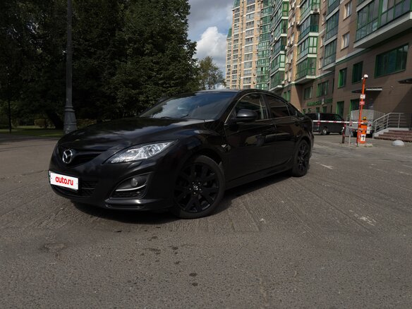 2012 Mazda 6 II (GH) Рестайлинг, чёрный, 1160000 рублей