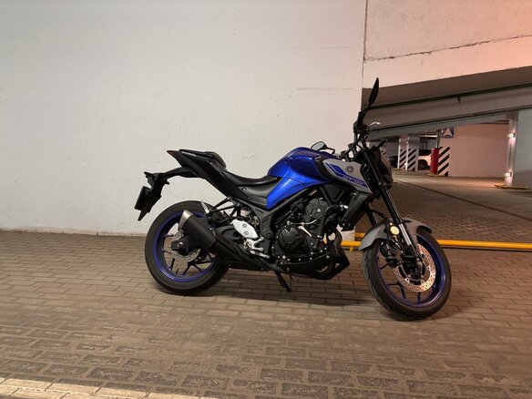 2021 Yamaha MT-03, синий, 500000 рублей - вид 12