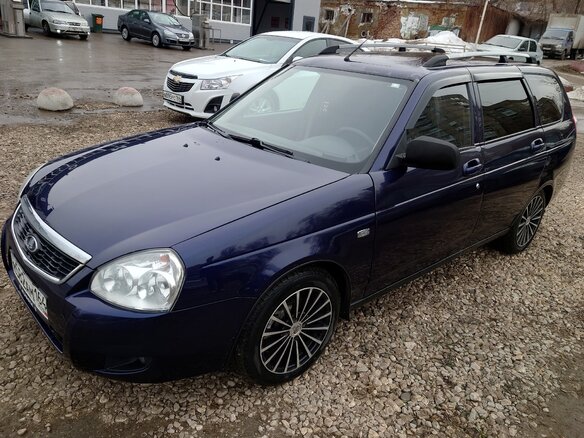 2011 Lada (ВАЗ) Priora I, синий, 380000 рублей