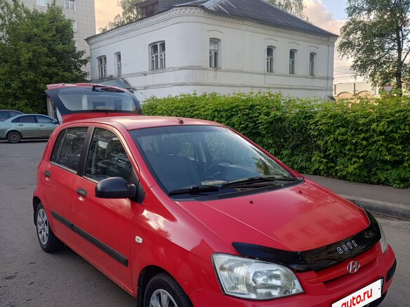 2005 Hyundai Getz I, красный, 289000 рублей - вид 3